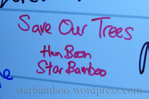 “Save our trees”